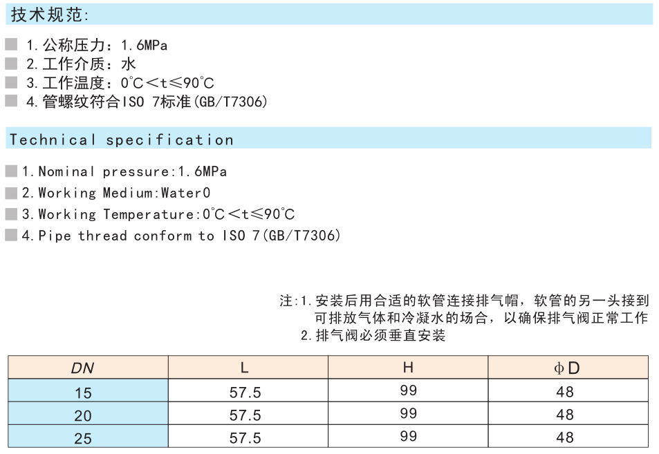 728黃銅自動排氣閥（過濾型）B725X-16T